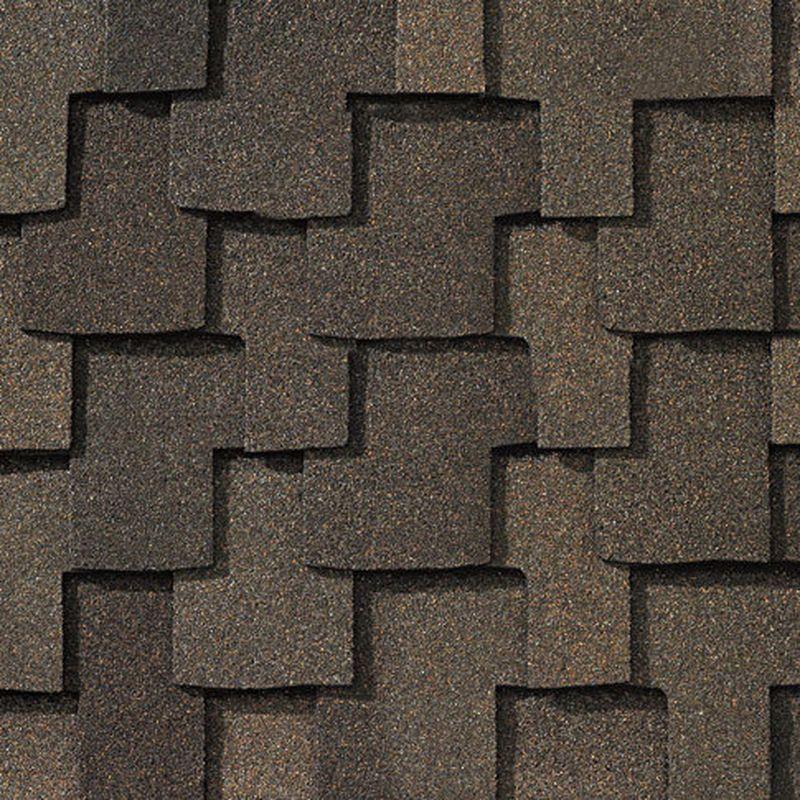 Гибкая битумная черепица GAF Grand Sequoia, Weathered Wood